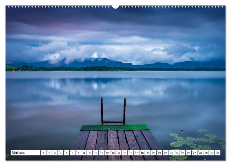 Produktbild: Ein Sommer in den Bayerischen Alpen (Wandkalender 2026 DIN A2 quer), CALVENDO Monatskalender