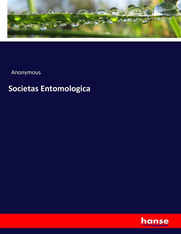 Produktbild: Societas Entomologica