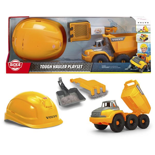 Produktbild: Dickie Toys Volvo Tough Hauler Playset Fertigmodell Baustellen-Set