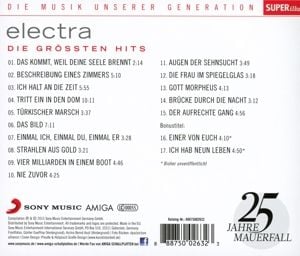 Produktbild: Electra: Musik unserer Generation (Die gr&ouml;ssten Hits)