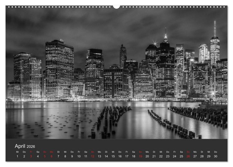 Produktbild: URBANE FOTOGRAFIE Zw&ouml;lf klassische Impressionen (hochwertiger Premium Wandkalender 2026 DIN A2 quer), Kunstdruck in Hochglanz