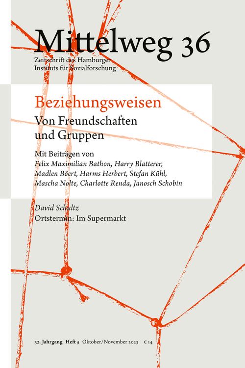 Produktbild: Beziehungsweisen. Von Freundschaften und Gruppen