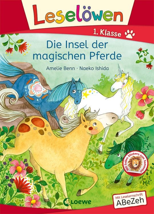 Produktbild: Lesel&ouml;wen 1. Klasse - Die Insel der magischen Pferde