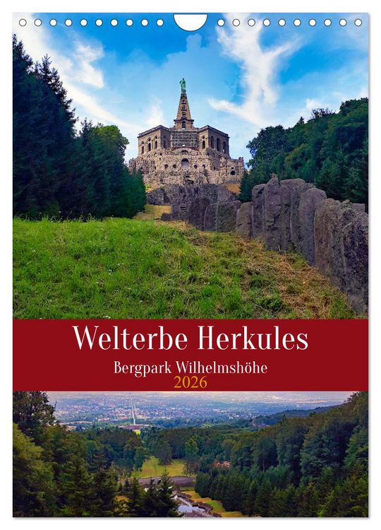 Produktbild: Welterbe Herkules (Wandkalender 2026 DIN A4 hoch), CALVENDO Monatskalender
