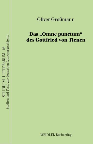 Produktbild: Das &bdquo;Omne punctum&ldquo; des Gottfried von Tienen