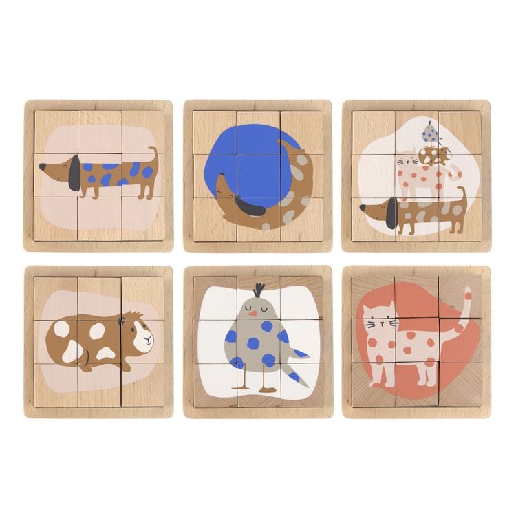 Produktbild: Cube Puzzle Wood Little Mateys