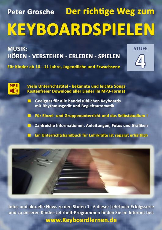 Produktbild: Der richtige Weg zum Keyboardspielen (Stufe 4)