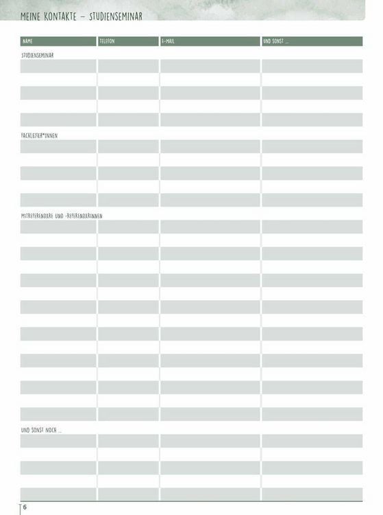 Produktbild: Mein Schulplaner f&uuml;rs Referendariat Schuljahr 2026/2027