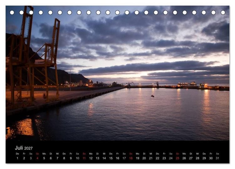 Produktbild: Eine Frachtschiffreise (Tischkalender 2027 DIN A5 quer), CALVENDO Monatskalender
