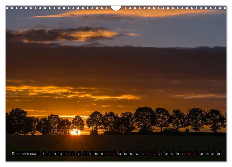 Produktbild: Bayerische Landschaften - Ein Streifzug durch das Dachauer Land (Wandkalender 2026 DIN A3 quer), CALVENDO Monatskalender