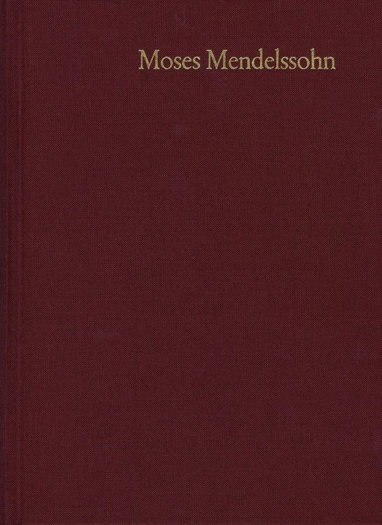 Produktbild: Moses Mendelssohn: Gesammelte Schriften. Jubil&auml;umsausgabe / Band 25,1-2: Register und Corrigenda