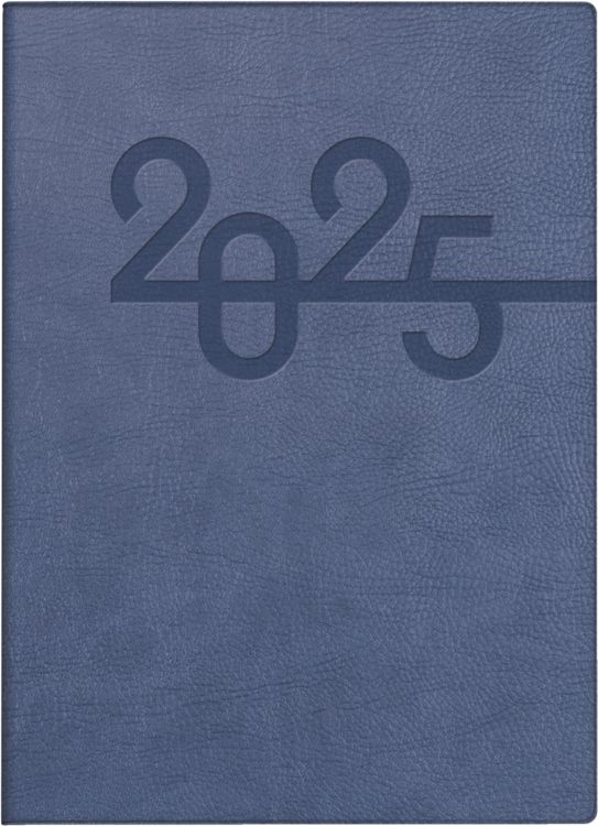 Produktbild: Taschenkalender Mod. Technik III 2025 | A6, Kunstleder, blau