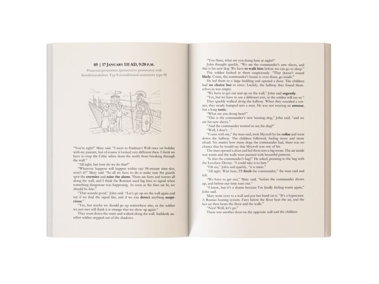 Produktbild: Englisch Kurzgeschichten 7. Klasse | Mit der Zeitmaschine ins alte England | Inkl. Vokabeln, Grammatik, &Uuml;bungen & Audios | Von Didaktikern entwickelt