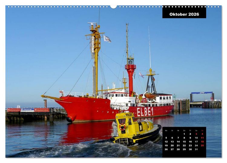 Produktbild: Bitte ein Schiff! (hochwertiger Premium Wandkalender 2026 DIN A2 quer), Kunstdruck in Hochglanz