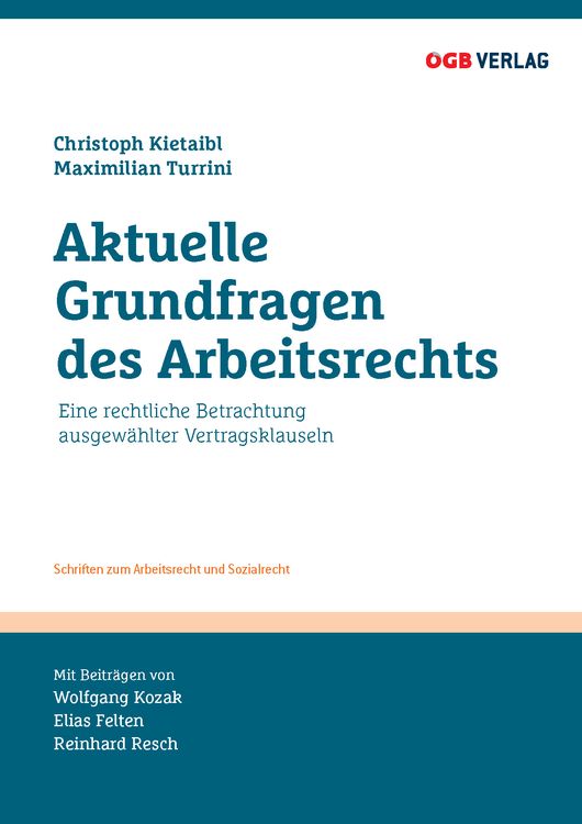 Produktbild: Aktuelle Grundfragen des Arbeitsrechts