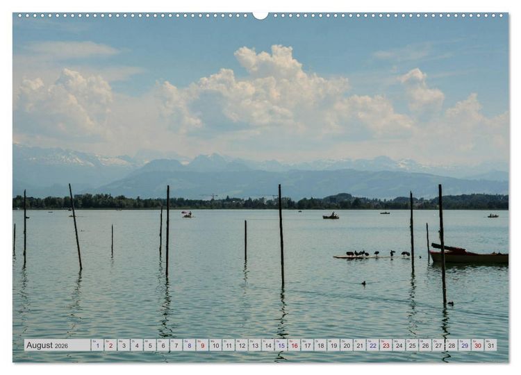 Produktbild: Der malerische Pf&auml;ffikersee (Wandkalender 2026 DIN A2 quer), CALVENDO Monatskalender