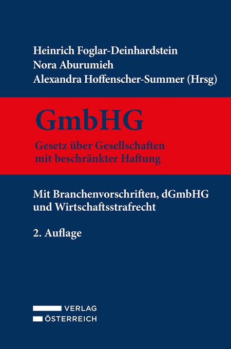 Produktbild: GmbHG - Gesetz &uuml;ber Gesellschaften mit beschr&auml;nkter Haftung