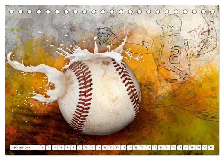 Produktbild: SPORT trifft SPLASH - normal war gestern (Tischkalender 2026 DIN A5 quer), CALVENDO Monatskalender