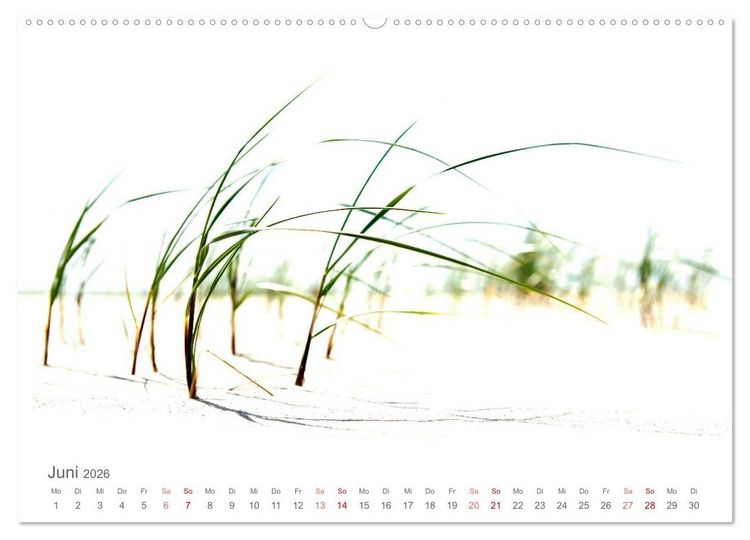 Produktbild: Das "Nordsee-Gef&uuml;hl" (hochwertiger Premium Wandkalender 2026 DIN A2 quer), Kunstdruck in Hochglanz