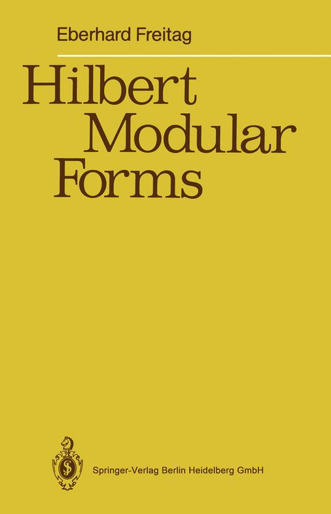 Produktbild: Hilbert Modular Forms