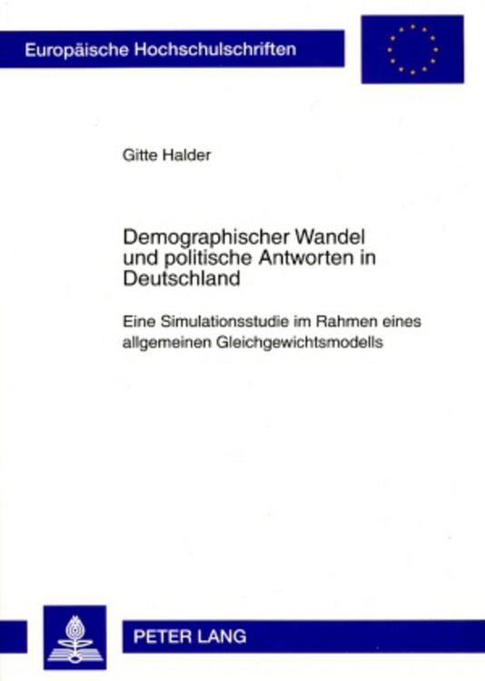 Produktbild: Demographischer Wandel und politische Antworten in Deutschland