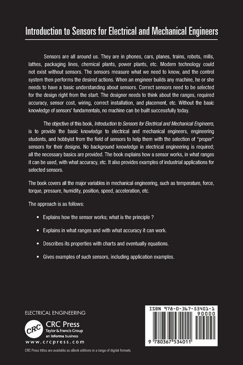 Produktbild: Introduction to Sensors for Electrical and Mechanical Engineers