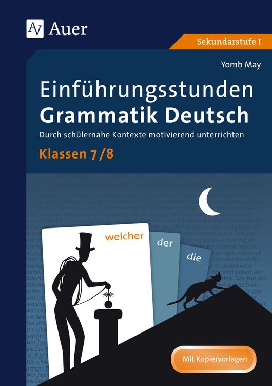 Produktbild: Einf&uuml;hrungsstunden Grammatik Deutsch Klassen 7-8