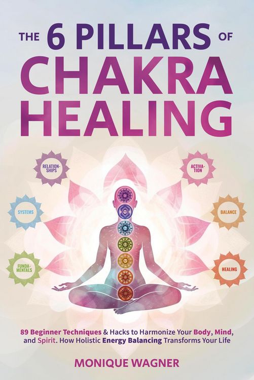 Produktbild: The 6 Pillars of Chakra Healing: 89 Beginner Techniques & Hacks to Harmonize Your Body, Mind, and Spirit. How Holistic Energy Balancing Transforms You