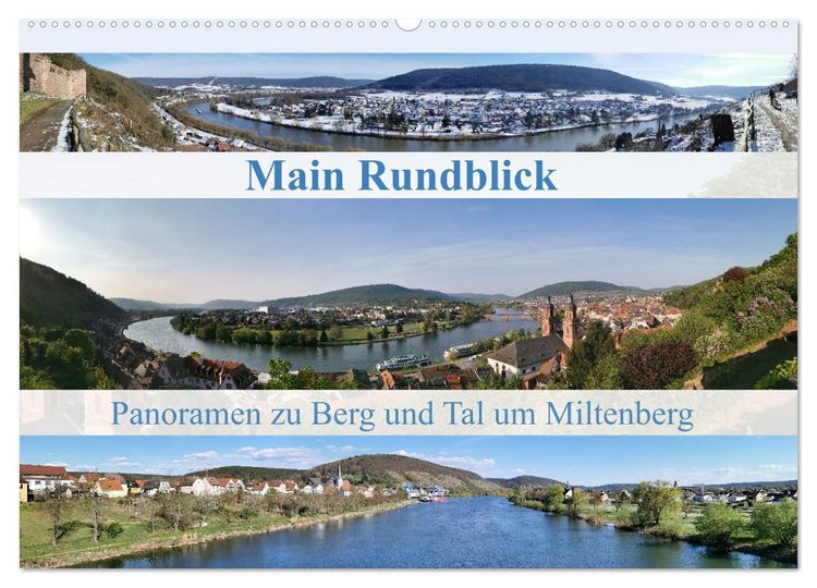 Produktbild: Main Rundblick (Wandkalender 2026 DIN A2 quer), CALVENDO Monatskalender