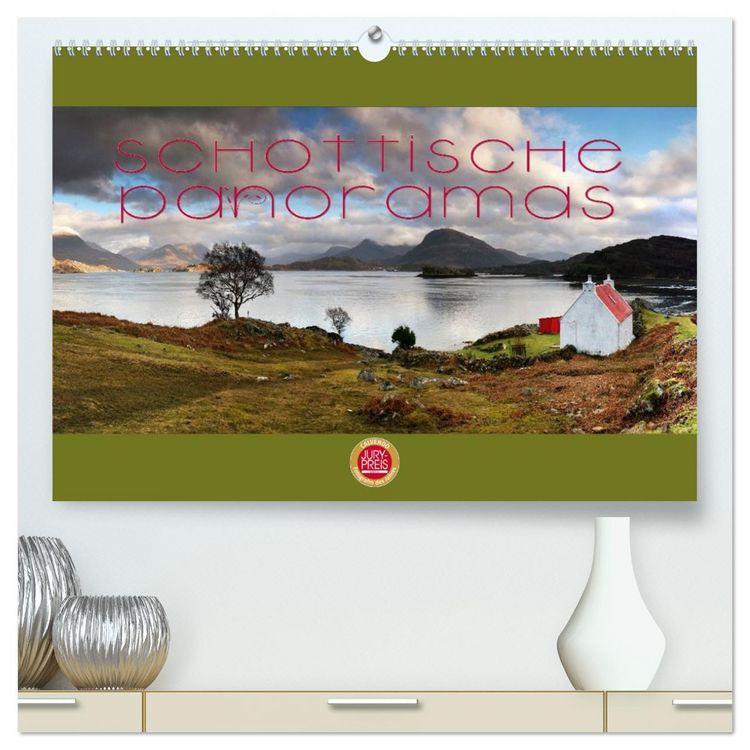 Produktbild: Schottische Panoramas (hochwertiger Premium Wandkalender 2026 DIN A2 quer), Kunstdruck in Hochglanz
