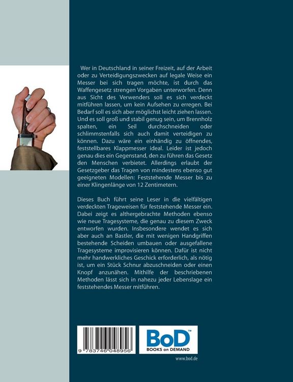 Produktbild: Verdeckt getragene Messer