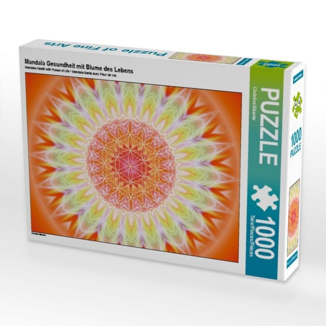 Bild vom Artikel Mandala Gesundheit mit Blume des Lebens (Puzzle) vom Autor Christine Bässler