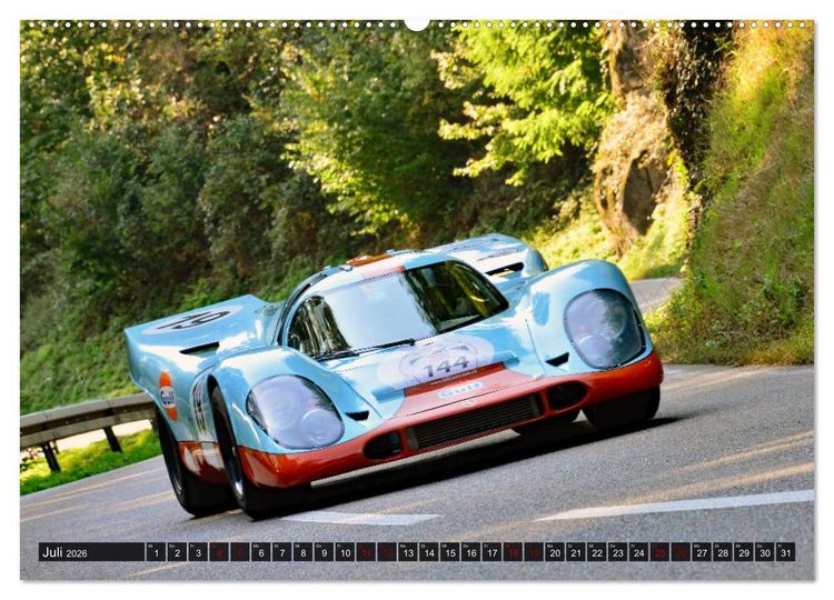 Produktbild: Porsche Oldtimer - EGGBERG KLASSIK - Der Berg ruft (Wandkalender 2026 DIN A2 quer), CALVENDO Monatskalender