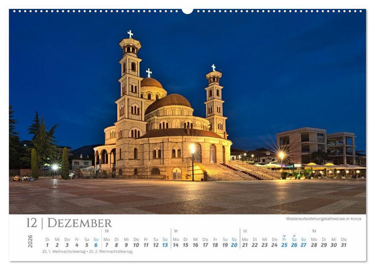 Produktbild: Albanien - wild, authentisch, abenteuerlich (Wandkalender 2026 DIN A2 quer), CALVENDO Monatskalender