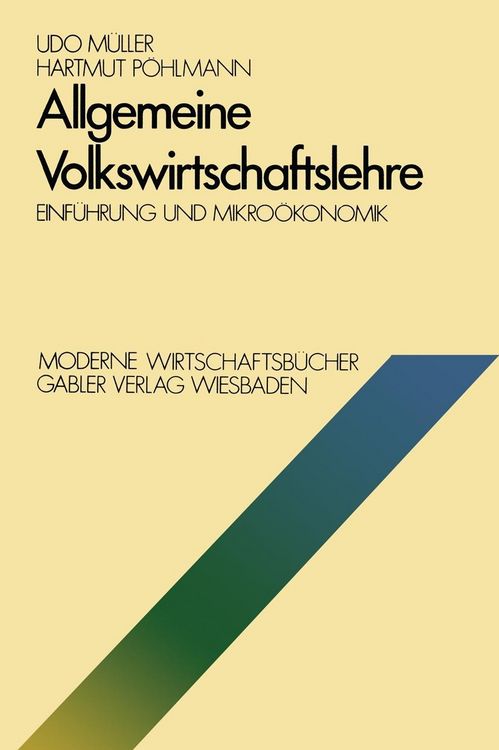 Produktbild: Allgemeine Volkswirtschaftslehre