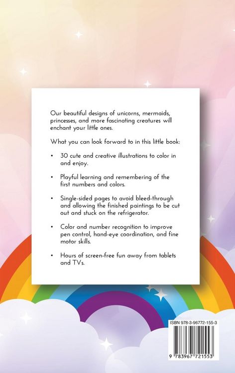 Produktbild: Color by Number - Unicorns, Mermaids & Co.