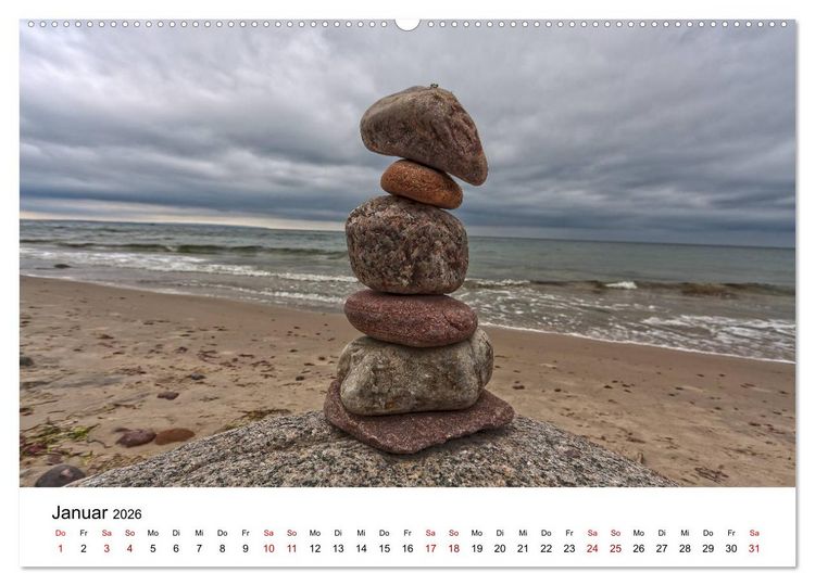 Produktbild: Traumhaftes R&uuml;gen (Wandkalender 2026 DIN A2 quer), CALVENDO Monatskalender