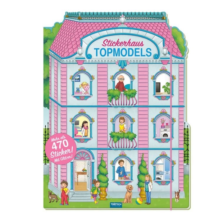 Produktbild: Tr&ouml;tsch Stickerbuch Mein glitzerndes Stickerhaus