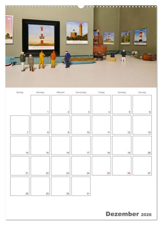 Produktbild: Wangerooge - Gl&uuml;cksort f&uuml;r Gro&szlig; und Klein (Wandkalender 2026 DIN A2 hoch), CALVENDO Monatskalender