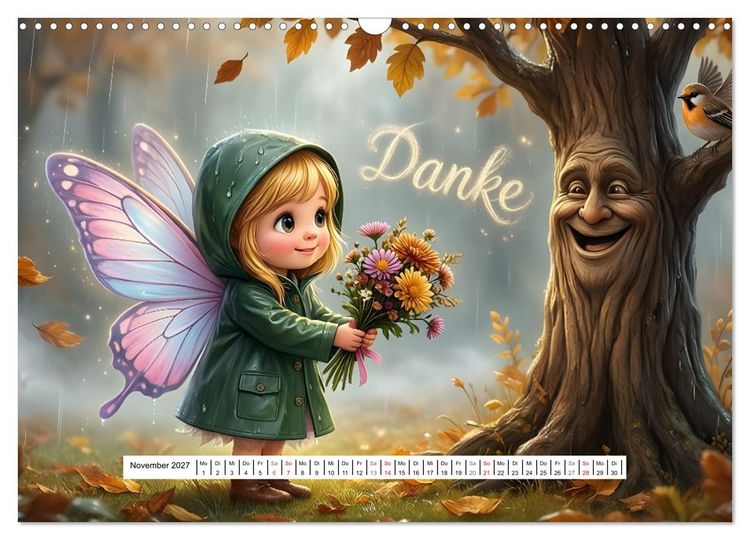 Produktbild: Kleine Fee, gro&szlig;e Schritte (Wandkalender 2027 DIN A3 quer), CALVENDO Monatskalender