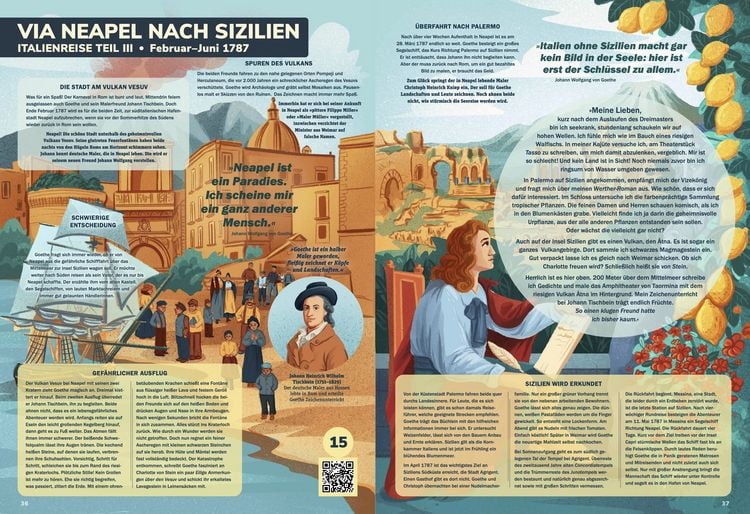 Produktbild: Das große Goethe-Buch. Ein Wissensabenteuer über Johann Wolfgang von Goethe.