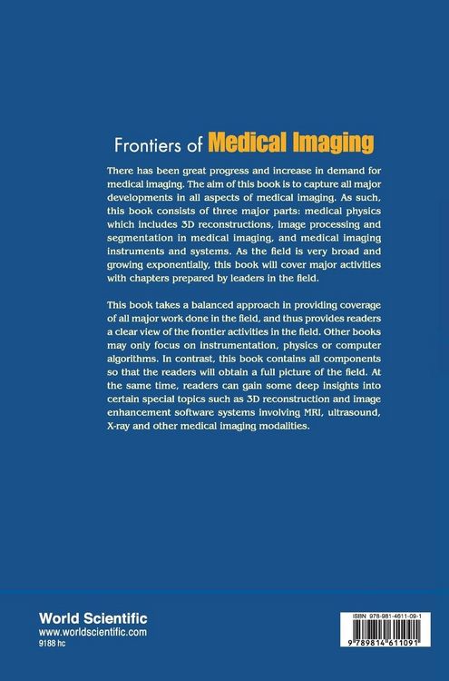 Produktbild: FRONTIERS OF MEDICAL IMAGING