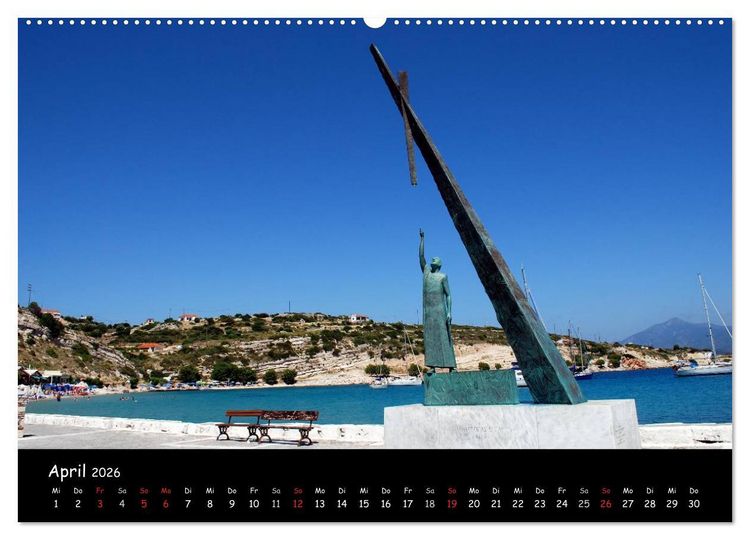 Produktbild: Griechenland - Insel Samos (hochwertiger Premium Wandkalender 2026 DIN A2 quer), Kunstdruck in Hochglanz