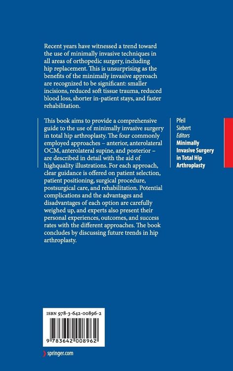 Produktbild: Minimally Invasive Surgery in Total Hip Arthroplasty