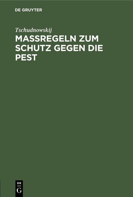 Produktbild: Ma&szlig;regeln zum Schutz gegen die Pest