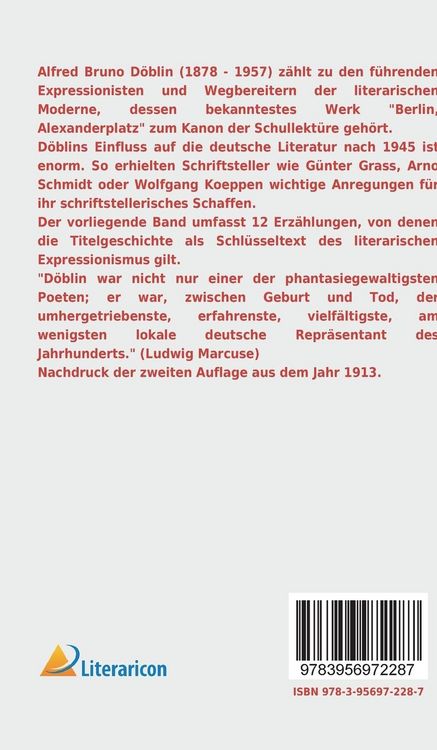 Produktbild: Die Ermordung einer Butterblume und andere Erz&auml;hlungen