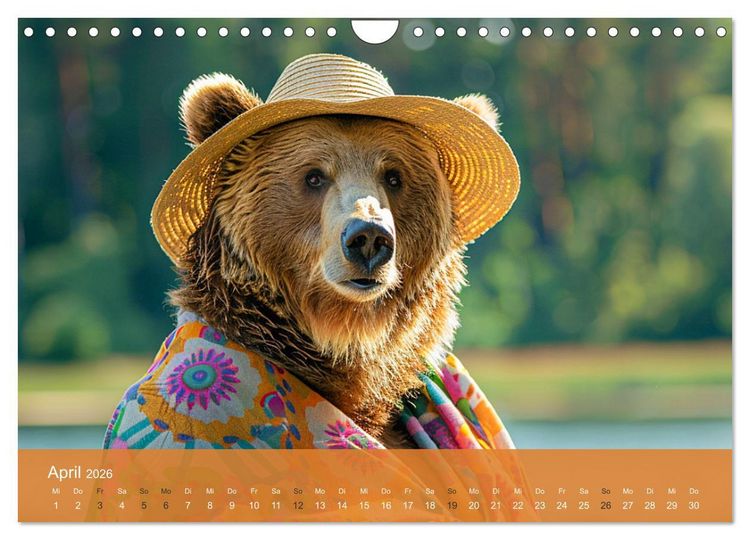 Produktbild: B&auml;rige Noblesse im modischen Portrait. Eleganz und Klasse (Wandkalender 2026 DIN A4 quer), CALVENDO Monatskalender