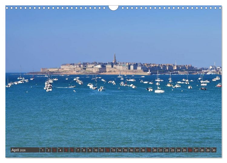 Produktbild: Saint Malo - Stadt der Korsaren (Wandkalender 2026 DIN A3 quer), CALVENDO Monatskalender