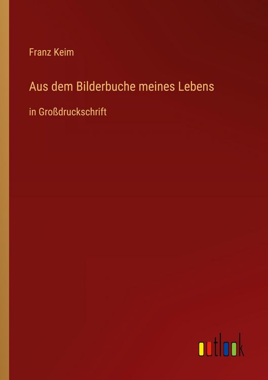 Produktbild: Aus dem Bilderbuche meines Lebens