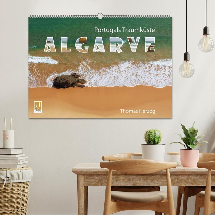 Produktbild: Portugals Traumk&uuml;ste Algarve (Wandkalender 2026 DIN A2 quer), CALVENDO Monatskalender